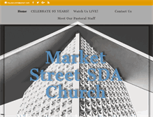 Tablet Screenshot of marketstreetsdachurch.com
